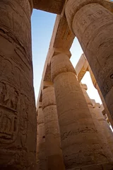 Fototapete Rund Le temple de Karnak, Egypte. © CBH