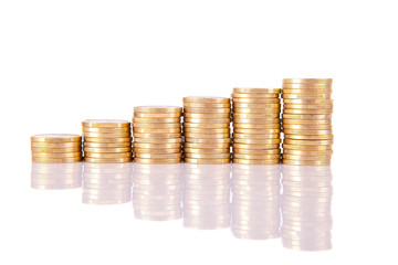 Pile of coins