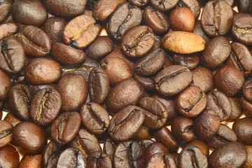 coffee  beans as  background