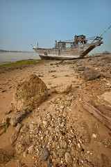 Abandoned Wooden Dhow