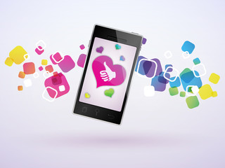 Abstract background of the square