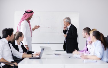 Arabic business man at meeting