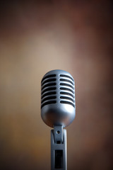 Fototapeta na wymiar Stare retro mikrofon