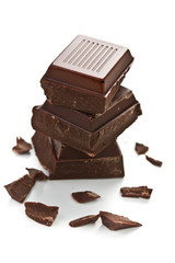 pieces of chocolate