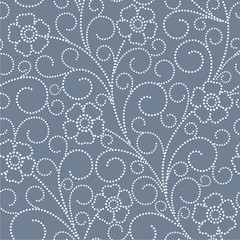 Seamless abstract  floral   background