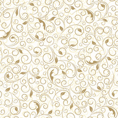 Seamless abstract  floral   background