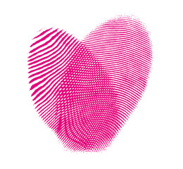 Fingerabdruck Herzen