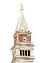 Venetian Tower Against White