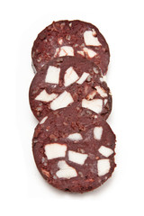 Black pudding or blood sausage.