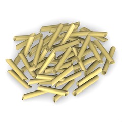 3d render of pasta food