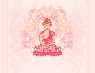 Chinese Traditional Artistic Buddhism Pattern