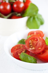 geschnittene Tomaten