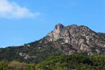 Lion Rock in Hong Kong
