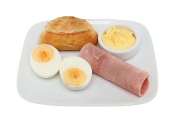 Petit pain ham and egg