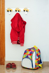 Children's set of red