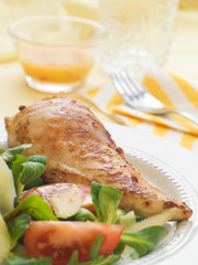 Chicken breast with  salad