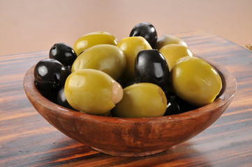 Bowl of olives