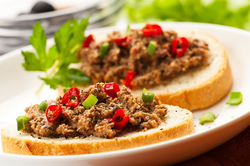 pate sandwiches