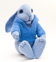 Beautiful vintage plush bunny toy