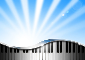 Music Background With Piano