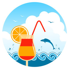 beach cocktail