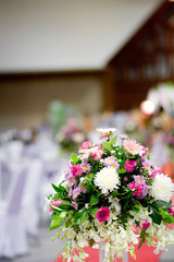 Rose flower on the wedding