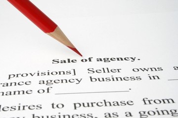 Sale of agency