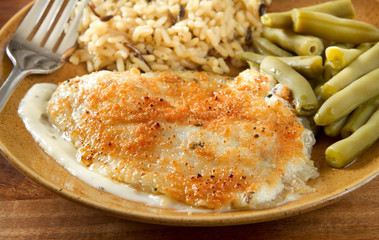 tilapia parmesan meal