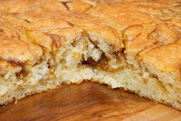 whole apple streusel