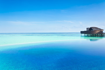 Luxury resort in the Maldives