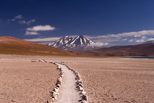 Volcanoes in the Atacama desert