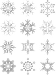 Obraz na płótnie Canvas Snowflakes