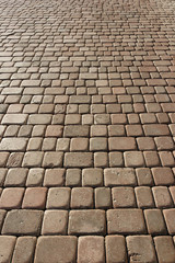 Beige pavement