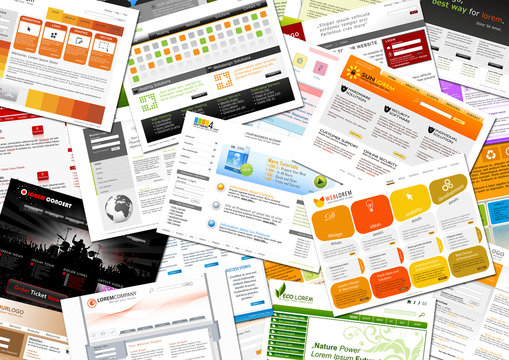 Webdesign, Webseite, Homepage, Vorlage, Internet, Stapel, Design