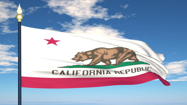 Flag of the state of California USA