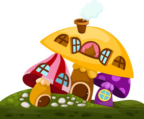mushroom  house