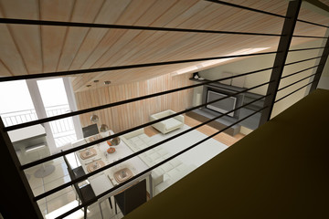 Fototapeta premium loft interior