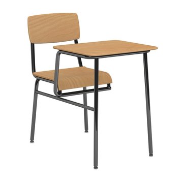3d render of school chair