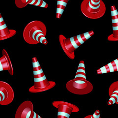 traffic cones pattern