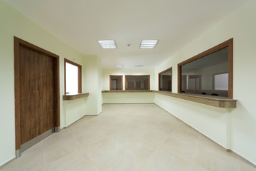 Foyer of hall for payment