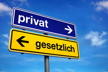 Verkehrsschild Privat Gesetzlich