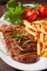 Steak with French Fries