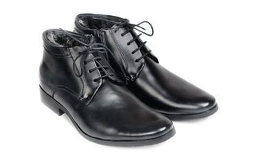 Modern boots isolated on a white background