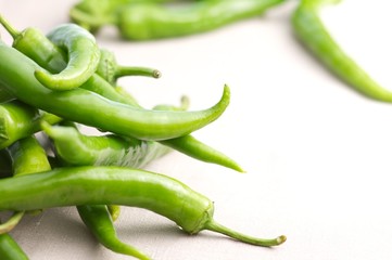 Grüne Spitz-Paprika