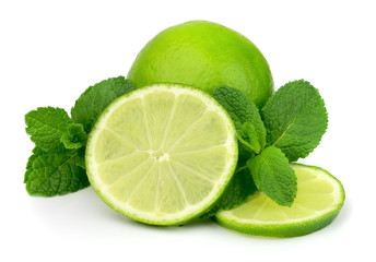 lime with mint