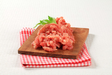 Ground meat