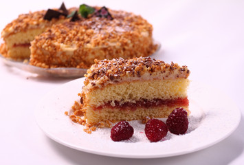 Leckere Torte mit Mandeln