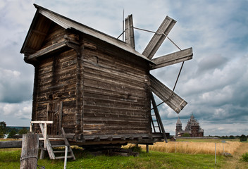 Мельница, остров Кижи