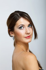 Fototapeta premium Portrait of beautiful young woman
