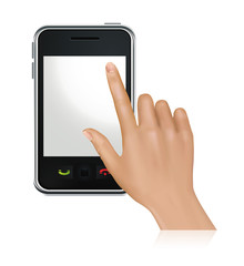 Touchpad phone